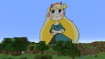 Minecraft Logo Pixel Art